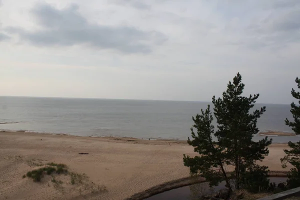 Seascape v Lotyšsku. — Stock fotografie