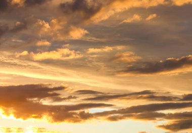 günbatımı gökyüzü arkaplanı.