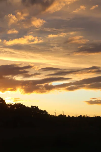 Tramonto cielo sfondo. — Foto Stock