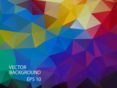 Soyut çokgen arkaplan