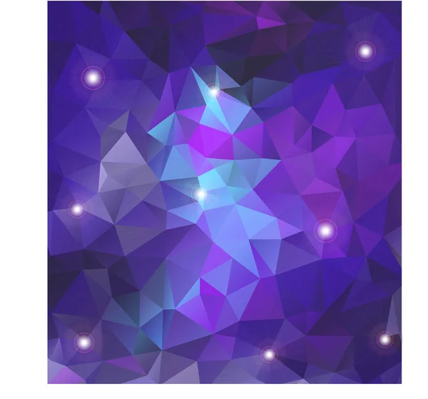 Purple Blue Geometric Background Vector Illustration — Stock vektor