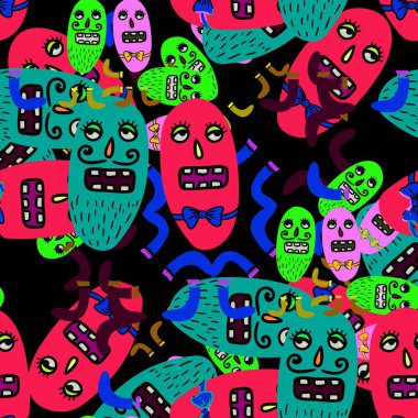 mikroplar seamless modeli.