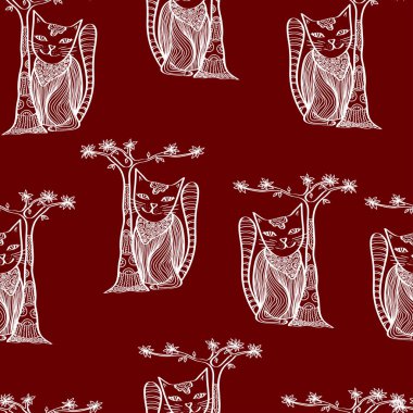 Vektör soyut kusursuz desen