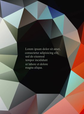 Soyut çokgen arkaplan