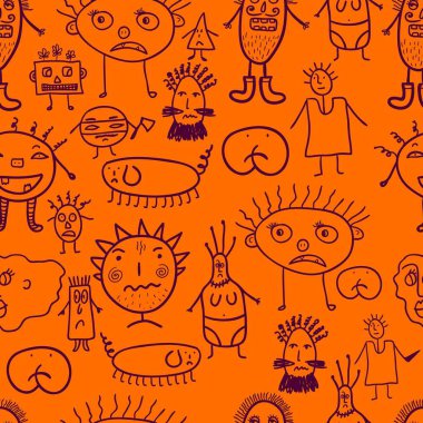 mikroplar seamless modeli.