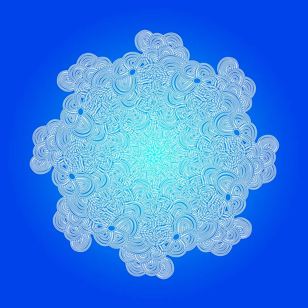 Abstract background with lacy mandala — 스톡 벡터