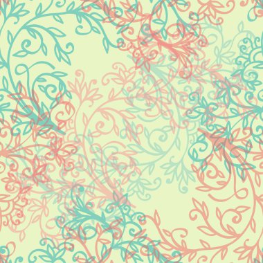 Dikişsiz vektör vintage desen