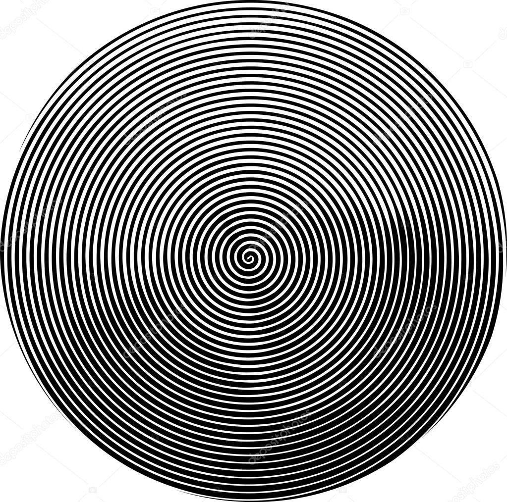Abstract background in circle