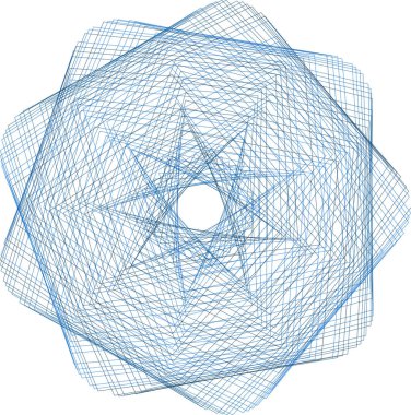 soyut tasarım öğesi.