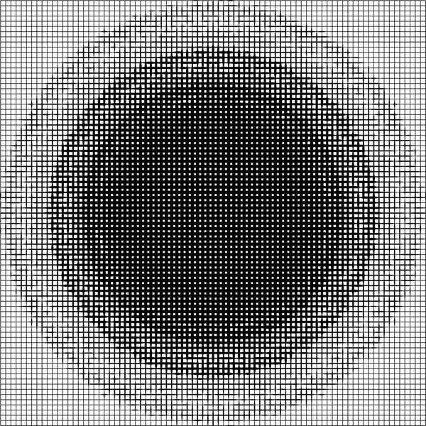 Motif Géométrique Abstrait Points Demi Tons — Image vectorielle
