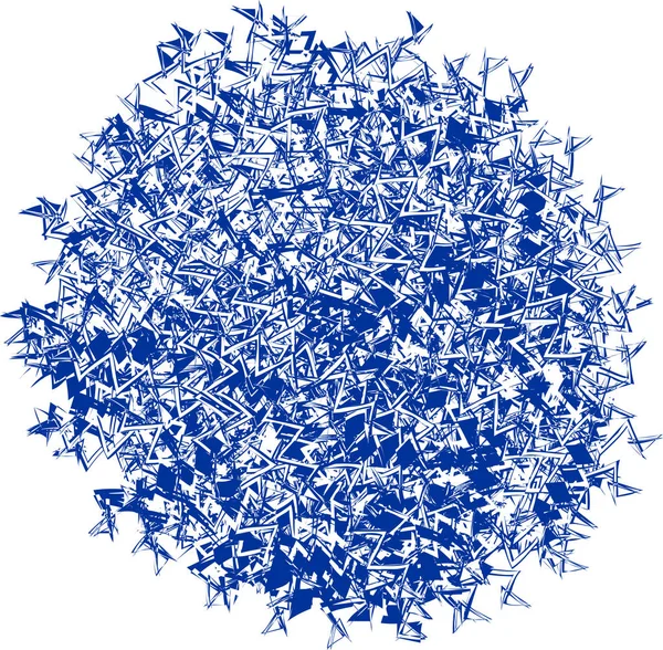 Abstract Blue Geometric Elements White Background — Stockový vektor