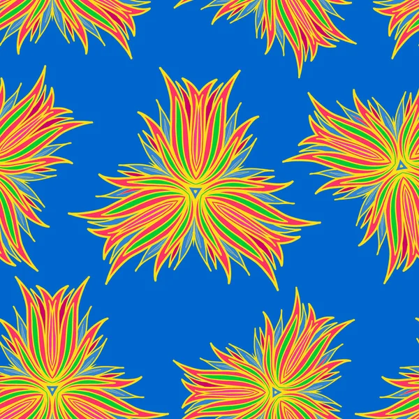 Fondo floral sin costuras — Vector de stock