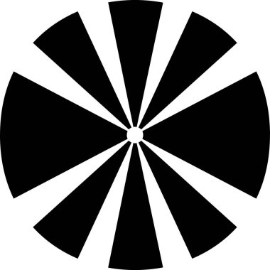 Soyut şekil. Tasarım elementi.