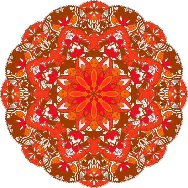 Mandala abstrait coloré — Image vectorielle