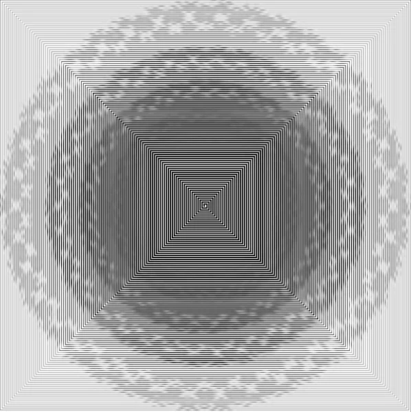 Vecteur Abstrait Motif Cercle Fond Lignes Monochromes Rayures Noires — Image vectorielle