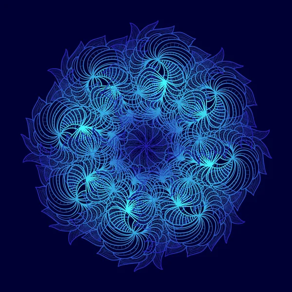 Mandala colorato astratto — Vettoriale Stock