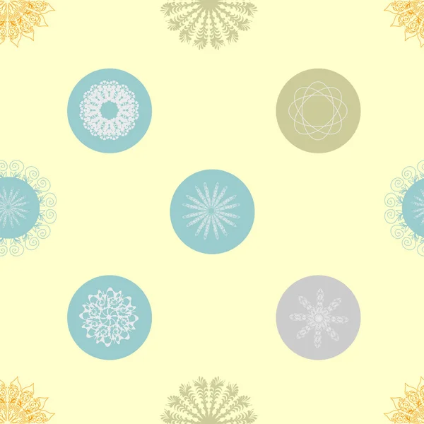 Αφηρημένο μοτίβο νιφάδας χιονιού — Διανυσματικό Αρχείο