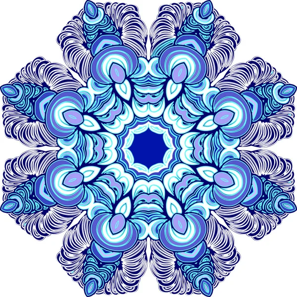 Mandala abstrato colorido — Vetor de Stock