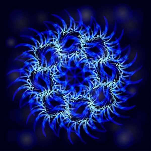Mandala coloré abstrait — Image vectorielle