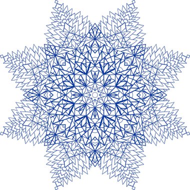 Renkli soyut mandala