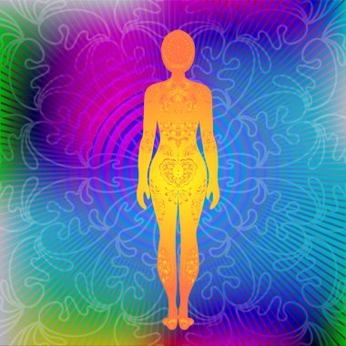 Vektör moda kızı portresi.