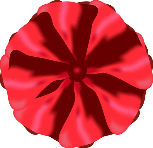 Červený stylizovaný luk — Stockový vektor