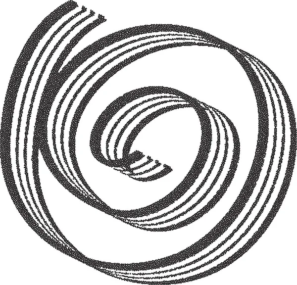 Forma astratta a spirale — Vettoriale Stock