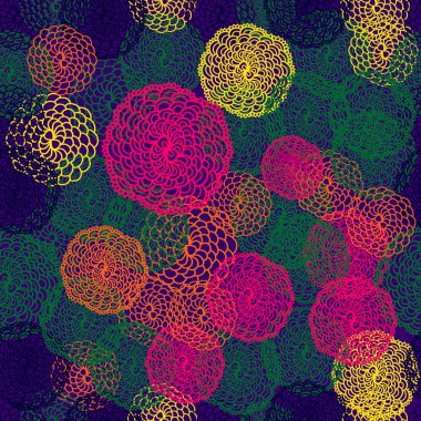 vektör dekoratif seamless modeli