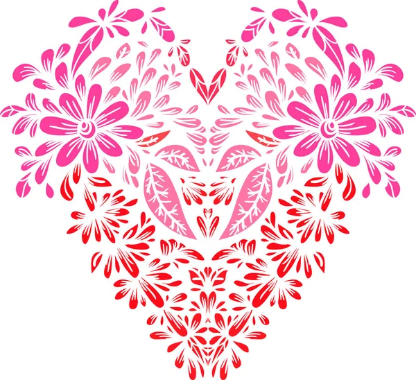 Decorative Heart Shape — Stock Vector