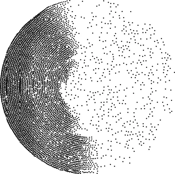 Абстрактный пунктирный фон — стоковый вектор