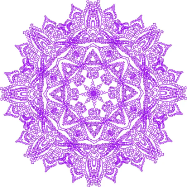 Mandala abstracto colorido — Vector de stock