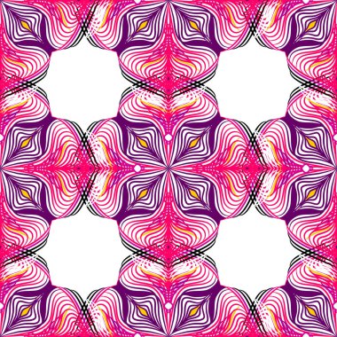 soyut süsler ile Seamless Modeli