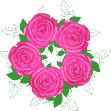 Renkli soyut mandala