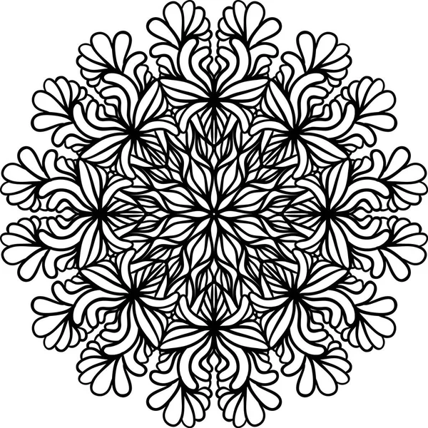 Modèle abstrait de mandala . — Image vectorielle
