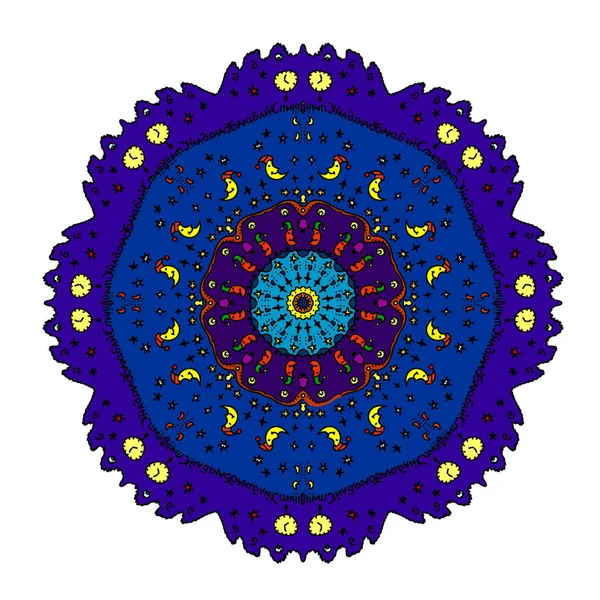 Mandala abstrait coloré — Image vectorielle