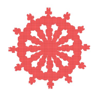 Renkli soyut mandala