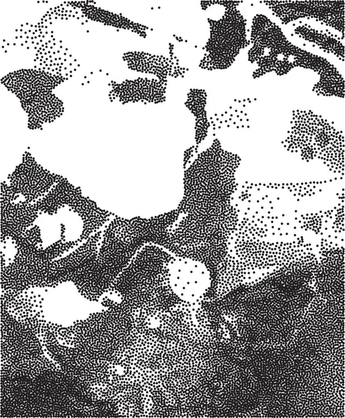 Абстрактний Напівтоновий Гранжевий Фон Візерунок Крапок — стоковий вектор