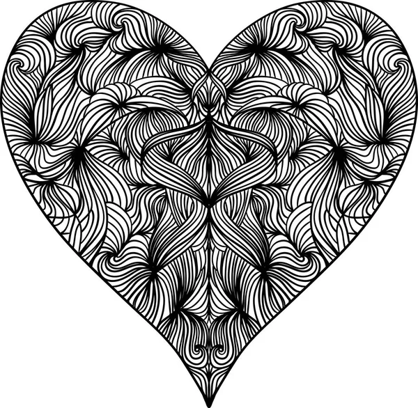 Abstraktní srdce ilustrace — Stockový vektor