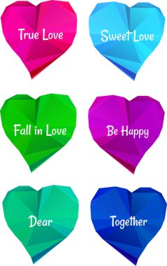 Dekoratif kalp şekli