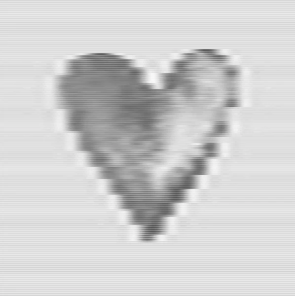 Αφηρημένη καρδιά απεικόνιση — Διανυσματικό Αρχείο
