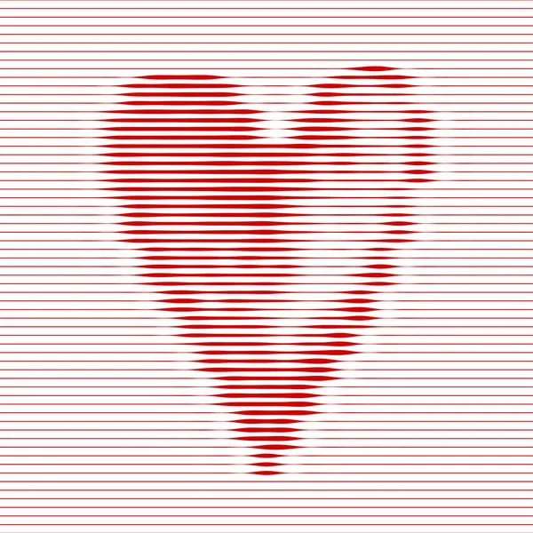 Abstract heart illustration — Stock Vector