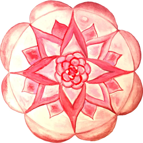 Mandala abstracto colorido — Vector de stock