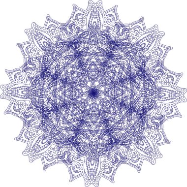 Renkli soyut mandala