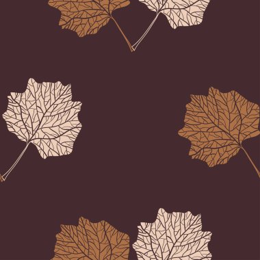 Yapraklarla soyut arkaplan