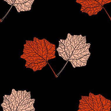 Yapraklarla soyut arkaplan