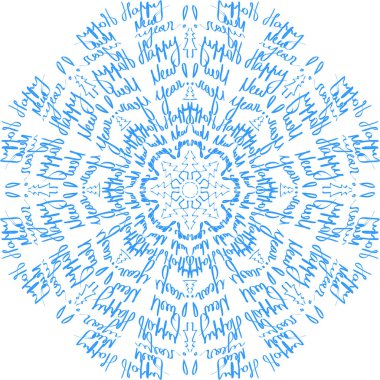 Renkli soyut mandala