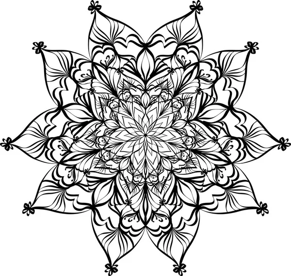 Modèle de mandala décoratif . — Image vectorielle