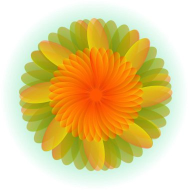 Renkli soyut mandala