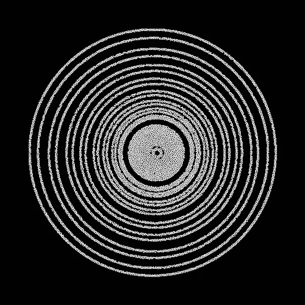 円の抽象的背景 — ストックベクタ