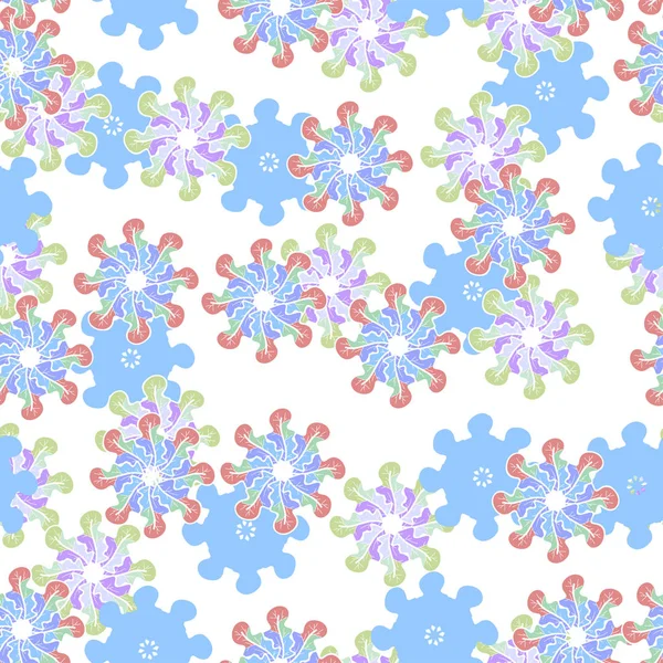 Fundo sem costura floral — Vetor de Stock